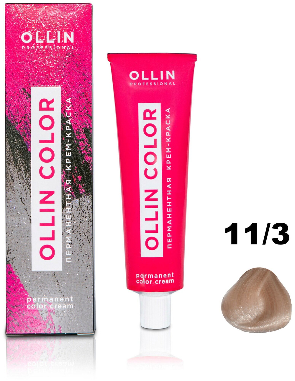 OLLIN COLOR 11/3 специальный блондин золотистый 100 мл Перманентная крем-краска для волос