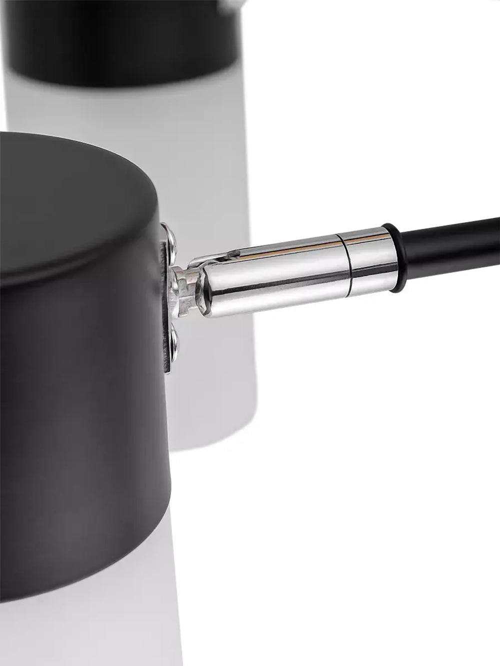 Люстра потолочная E14*8*40W черный