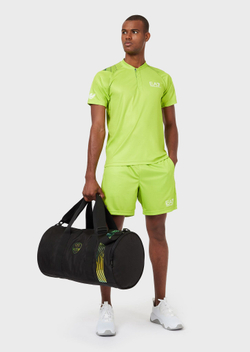 Мужское теннисное поло EA7 Man Jersey Jumper - lime punch