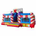 Коммерческий надувной батут «Веселый домик»,  6*5*4 м