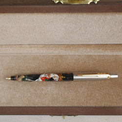 Ручка Parker "Сказочный конь белый" малая с ручной росписью Палех в футляре