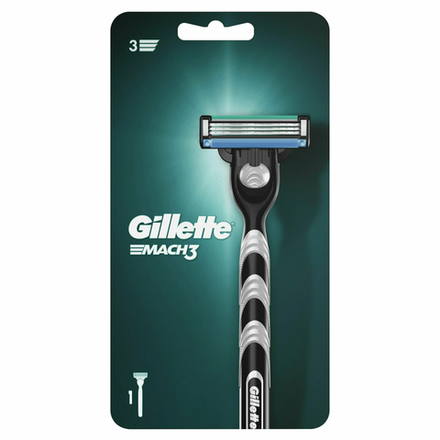 Бритвенный станок Gillette Mach3 1 кассета с 3 лезвиями