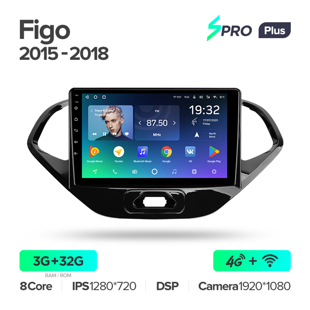 Teyes SPRO Plus 9"для Ford Figo 2015-2018