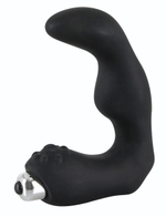 Чёрный вибростимулятор простаты Rebel (Цвет: черный)