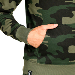 Мужская кофта теннисная Quiet Please AOP Camou "Ready To Serve" Hoody Men - Khaki, Olive