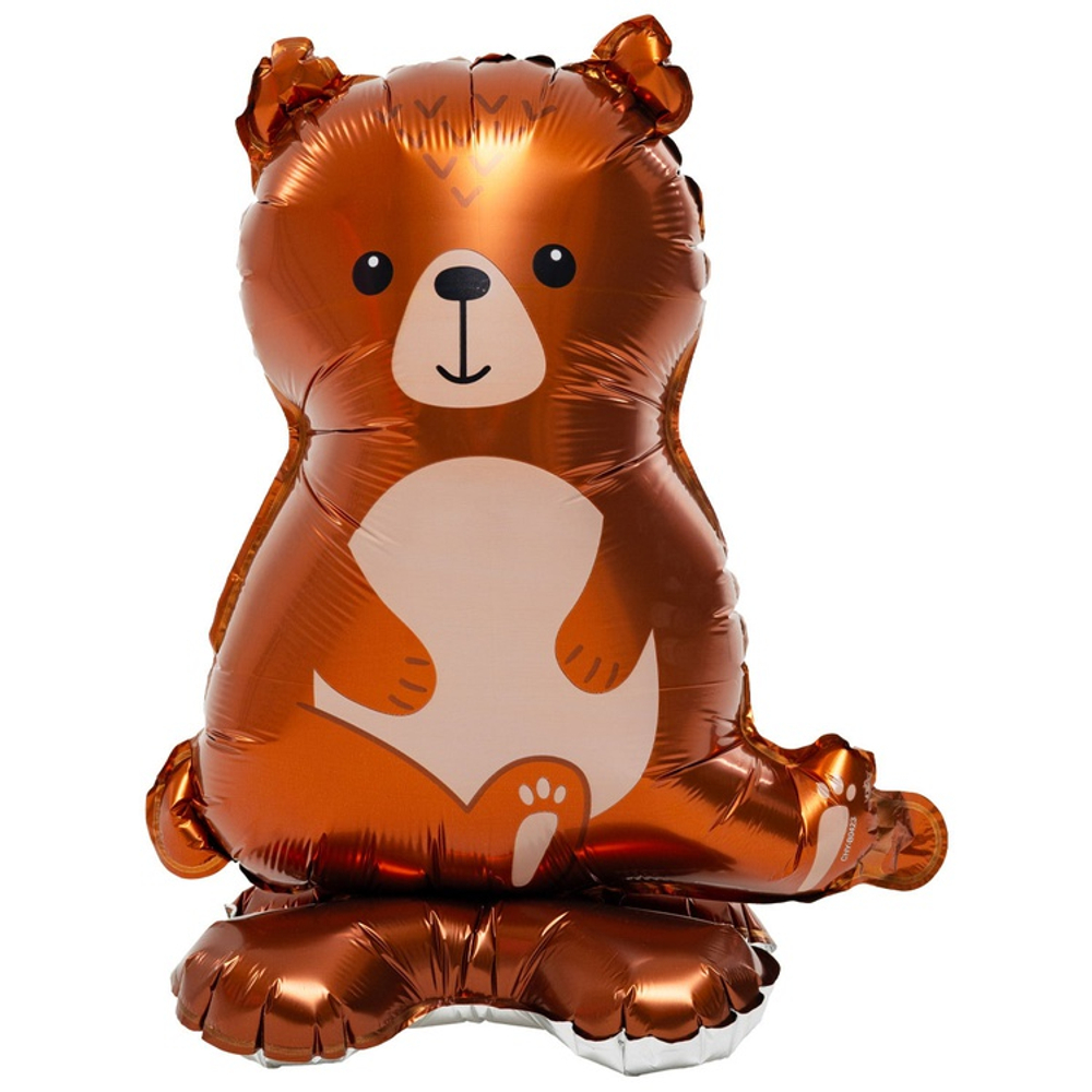 Шар Фольгированный Медведь (Коричневый)