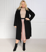 Хлопковое пальто targa plus size Persona by Marina Rinaldi - черный(1013092)