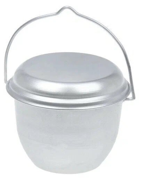 Котел алюм 4,5л с крышкой-тарелкой Конический