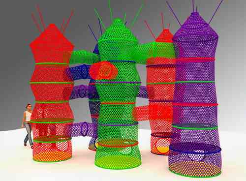 Верёвочный лабиринт «Калейдоскоп Башен»