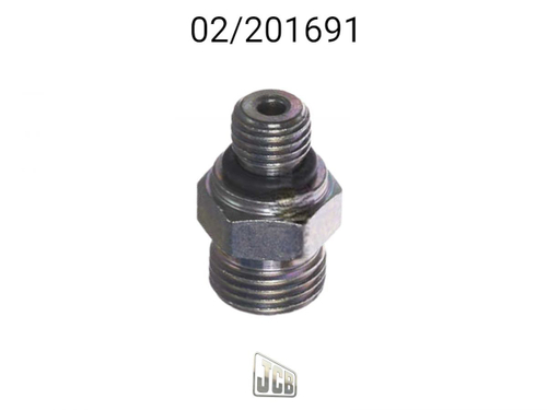 Адаптер трубки масла JCB 02/201691, 02-201691, 02201691