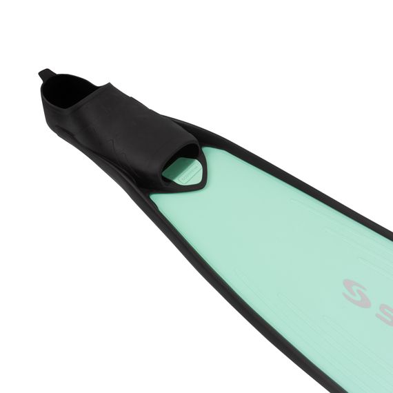 Ласты Scorpena F1 Apnea Soft мятные с черными калошами