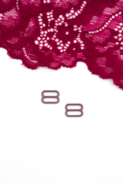 Кольцо, регулятор, крючок для бюстгальтера крокус 1 см