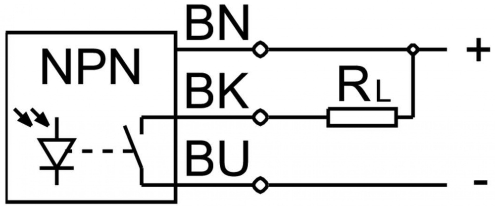 SOEG-RT-M12-NS-K-2L Датчик положения оптический диффузионный