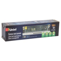 UET-VAS-120A20 12V IP20 Блок питания. 120Вт. Металлический корпус. TM Uniel
