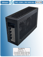 Внешняя видеокарта EGPu Wikingoo T4K5+USB - 330W, PNY GeForce RTX 4060 8Gb. Thunderbolt 3/4.