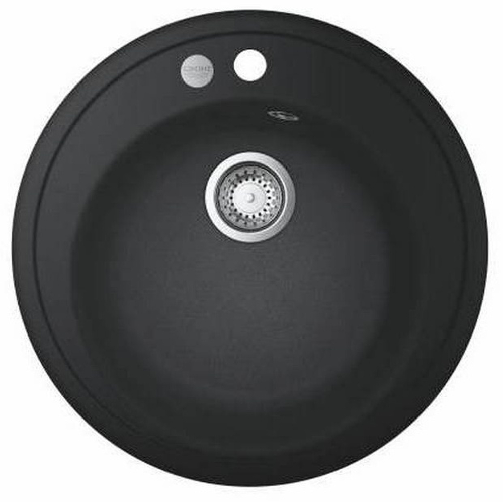 Мойка GROHE K200 с одной чашей, диаметр 510 мм, черный гранит (31656AP0)
