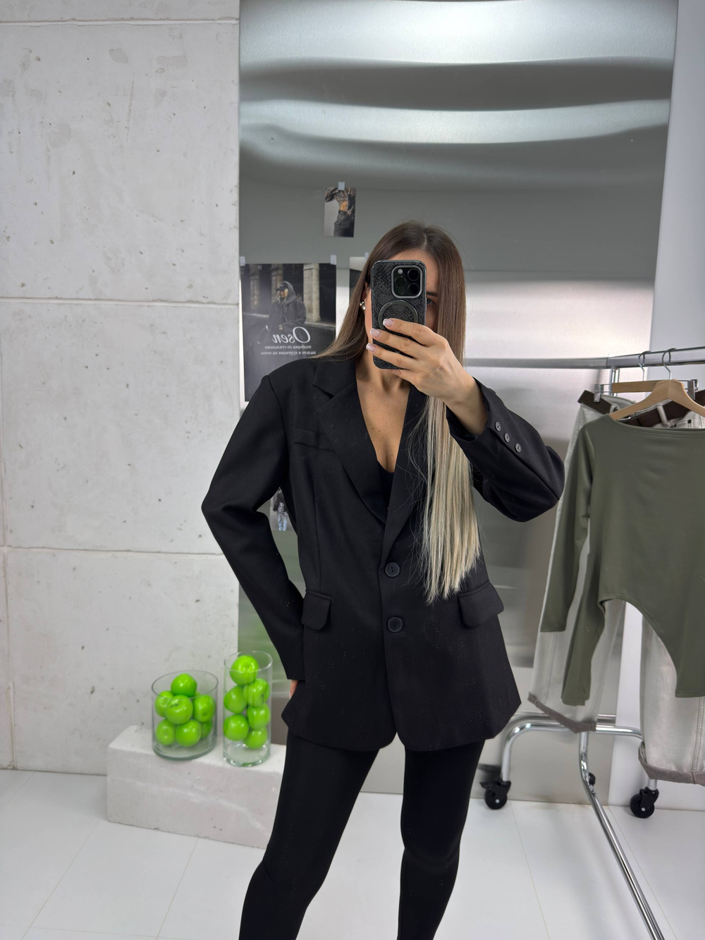 Блейзер женский арт. 1106 цвет "чёрный"