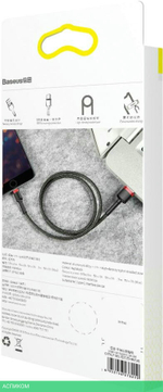 Кабель Baseus Cafule 0.5m Red/Black (CALKLF-A19)