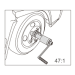 KING TONY (3488A03MP) Ручной усилитель крутящего момента (мультипликатор), 1", 4700 Нм