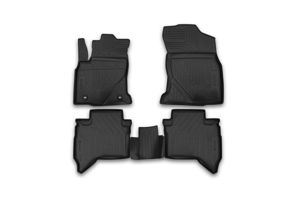 Коврики в салон для, для TOYOTA Hilux (VIII), 2015-, 4 шт. (полиуретан) арт.CARTYT00021
