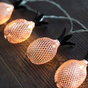 Гирлянда Pineapple Pink Gold