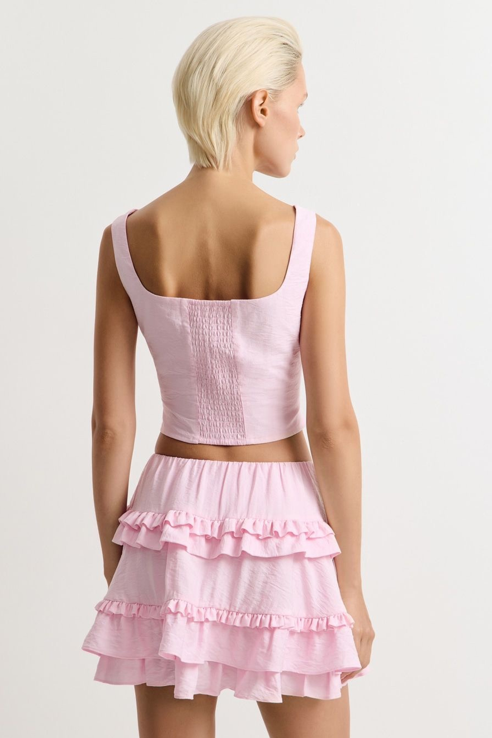 Топ из смесовой вискозы Amore V Pink