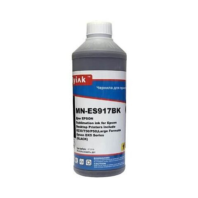 Чернила для EPSON St Photo R230/T50 (1л, black, сублимационные) ES917BK MyInk