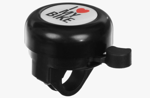 Звонок велосипедный GRAFFITI I love my bike, цвет чёрный