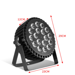 Прожектор PL Led flat par 18*18w (RGBWA+UV)