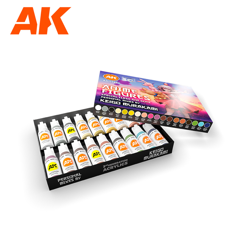 Набор красок AK interactive Signature Set - Keigo Murakami Personal Mixes paint set