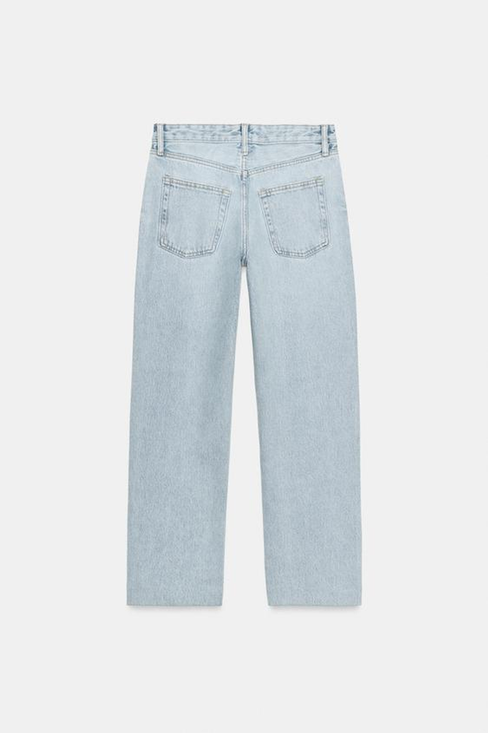 ZARA ДЖИНСЫ Z1975 SLIM С ВЫСОКОЙ ПОСАДКОЙ, ГОЛУБОЙ