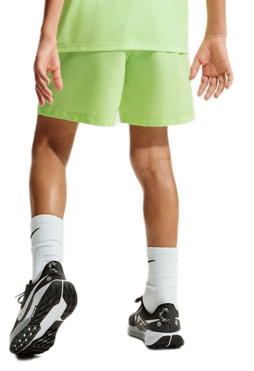 Шорты для мальчика теннисные Nike Boys Dri-Fit Multi+ Training - light liquid lime/white