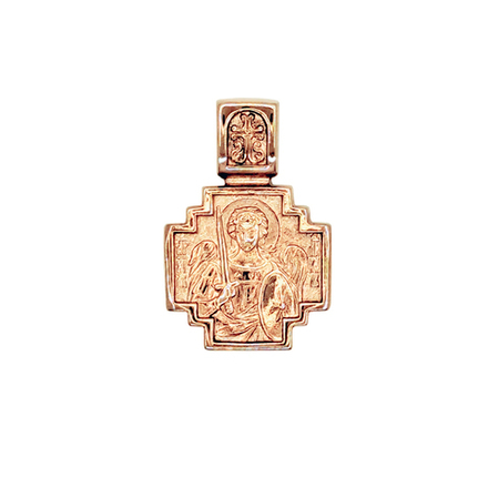 Подвеска Архангел Михаил из золоченого серебра