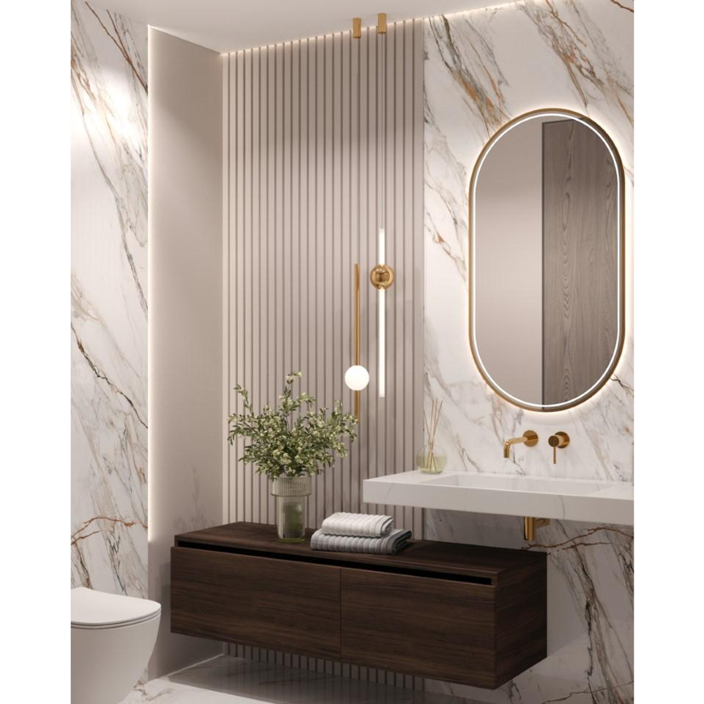 Раковина-моноблок Boheme Flat 100 859-100-CLCT, CALACATTA