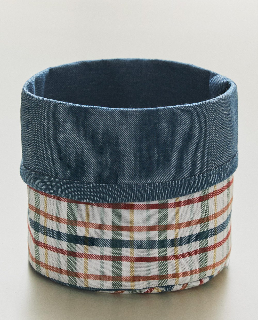 Корзина для хранения Zara Home, хлопок, синий, 9230/049