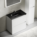 Тумба с раковиной Sancos Libra Floor 80 см LB80FW глянцевый белый