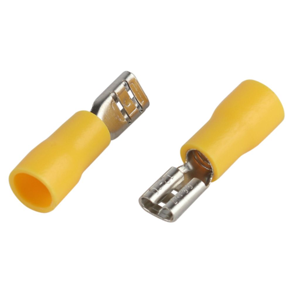 Разъем плоский ЭРА NO-225-37 РпИм 5.5-6-0.5 изолированный «розетка» упаковка 10 шт | Наконечники слаботочные