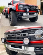 Кронштейны для крепления доп. фар на штатный бампер Bronco / Bronco Raptor 2021-2025 Форд Бронко Раптор