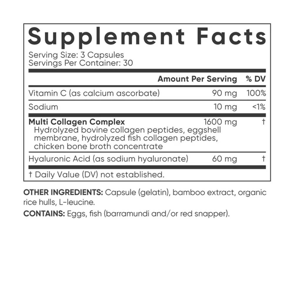 Sports Research Collagen 90 капсул, Мульти Коллагеновый комплекс