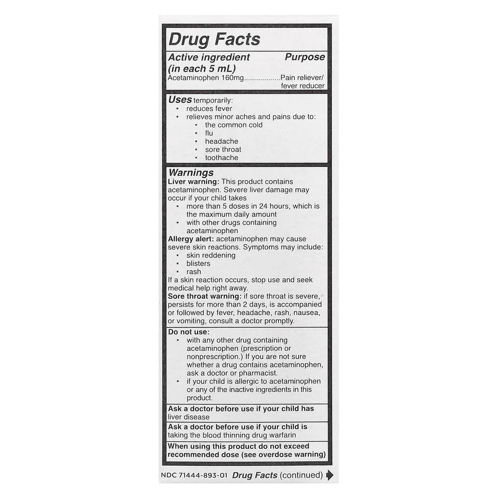 Mommy's Bliss, обезболивающее и жаропонижающее средство для младенцев, натуральные ягоды, 160 мг, 59 мл (2 жидк. унции)