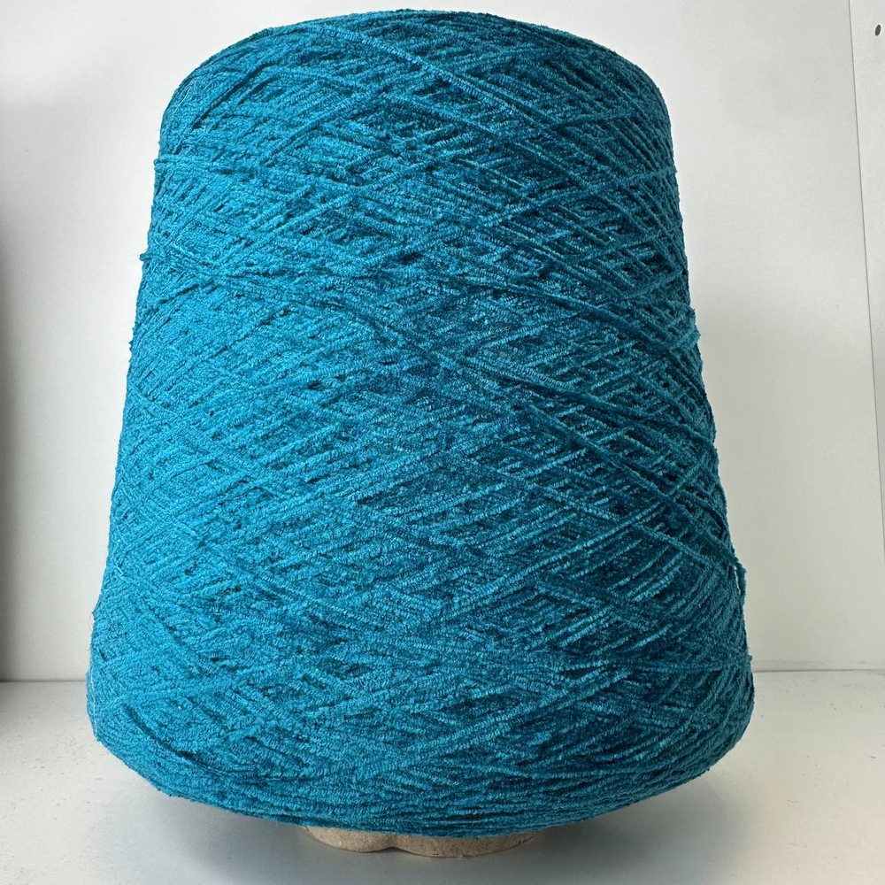 VELLUTO - E. Miroglio; 45% вискоза; 55% п/а; велюр; 600м/100гр; col. YGG, цвет: тёмно-бирюзовый; S702