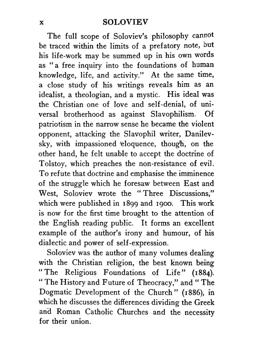 War, progress, and the end of history. Including a short story of the Anti-Christ. Three discussions | Vladimir Sergeyevich Solovyov