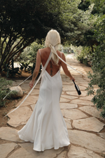 Комбине V вырез по спине wh