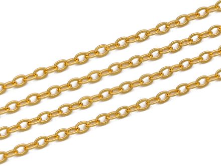 Цепь для украшений 1,5мм, цвет темное золото
