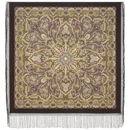 Павловопосадский платок Шамаханская царица 1857-16