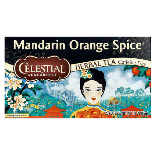 Celestial Seasonings, Herbal Tea, Mandarin Orange Spice®, без кофеина, 20 чайных пакетиков, 55 г (1,9 унции)