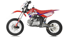 Питбайк Apollo RFZ START 125L 17х14 Красный