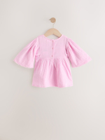 Блуза с вышивкой для девочки Next AC6-255, Розовый