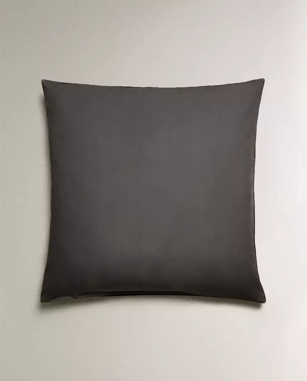 ZARA HOME (300 НИТЕЙ) НАВОЛОЧКА ИЗ ХЛОПКА ПЕРКАЛЬ, СЕРЫЙ