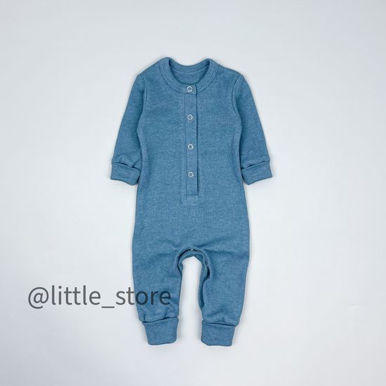 Комбинезон из кашкорсе "Simple" Синий камень